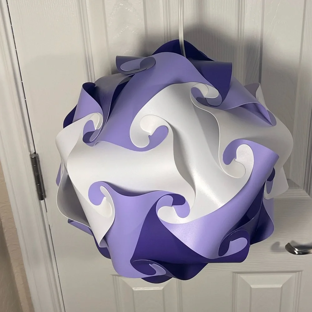 EUC Jigsaw Purple Lamp - Picture 2 of 3